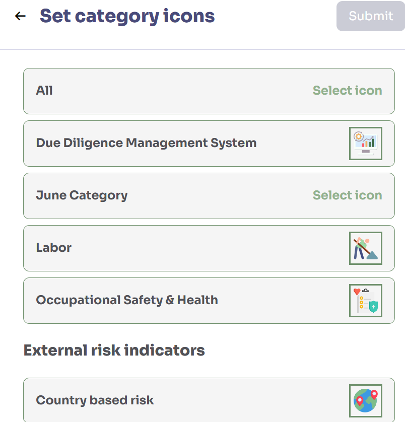 List of Indicators category icon