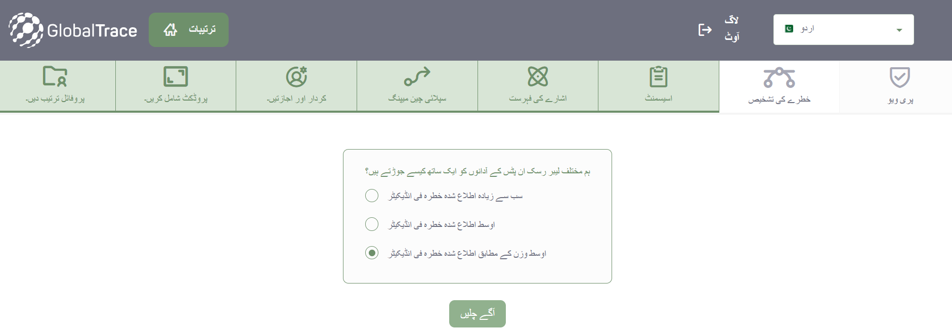 Urdu translated page